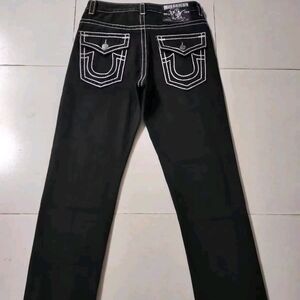 Men's Black Relaxed Jeans